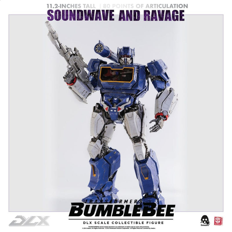 Threezero Transformers Bumblebee Pack de 2 Figuras 1/6 DLX Soundwave & Ravage 28 cm