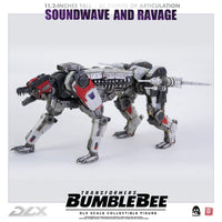 Threezero Transformers Bumblebee Pack de 2 Figuras 1/6 DLX Soundwave & Ravage 28 cm