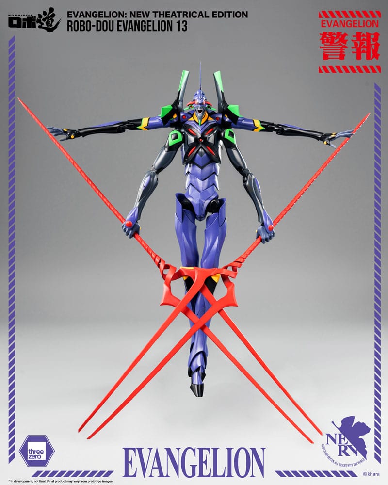 THREEZERO Evangelion: New Theatrical Edition Figura Robo-Dou Evangelion 13 28 cm