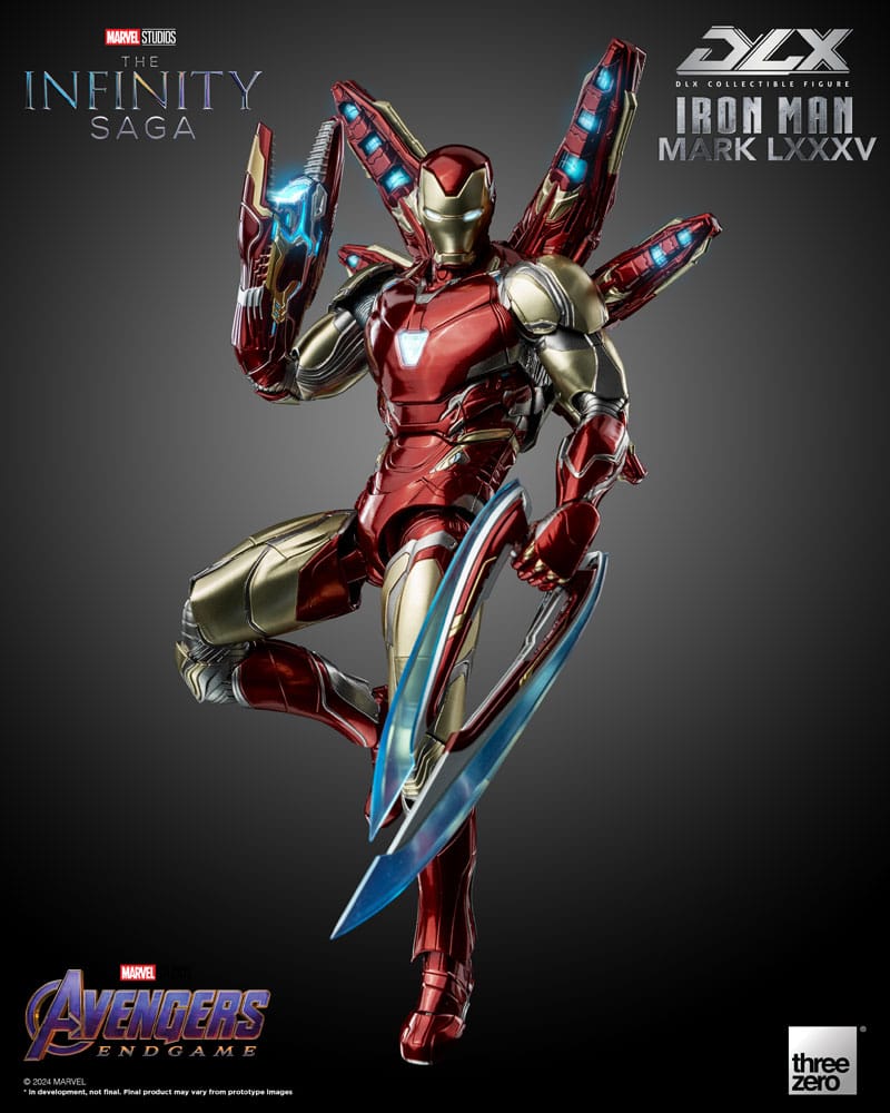 Threezero Infinity Saga Figura 1/12 DLX Iron Man Mark 85 17 cm