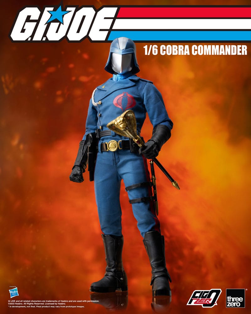 Threezero G.I. Joe Figura FigZero 1/6 Cobra Commander 30 cm