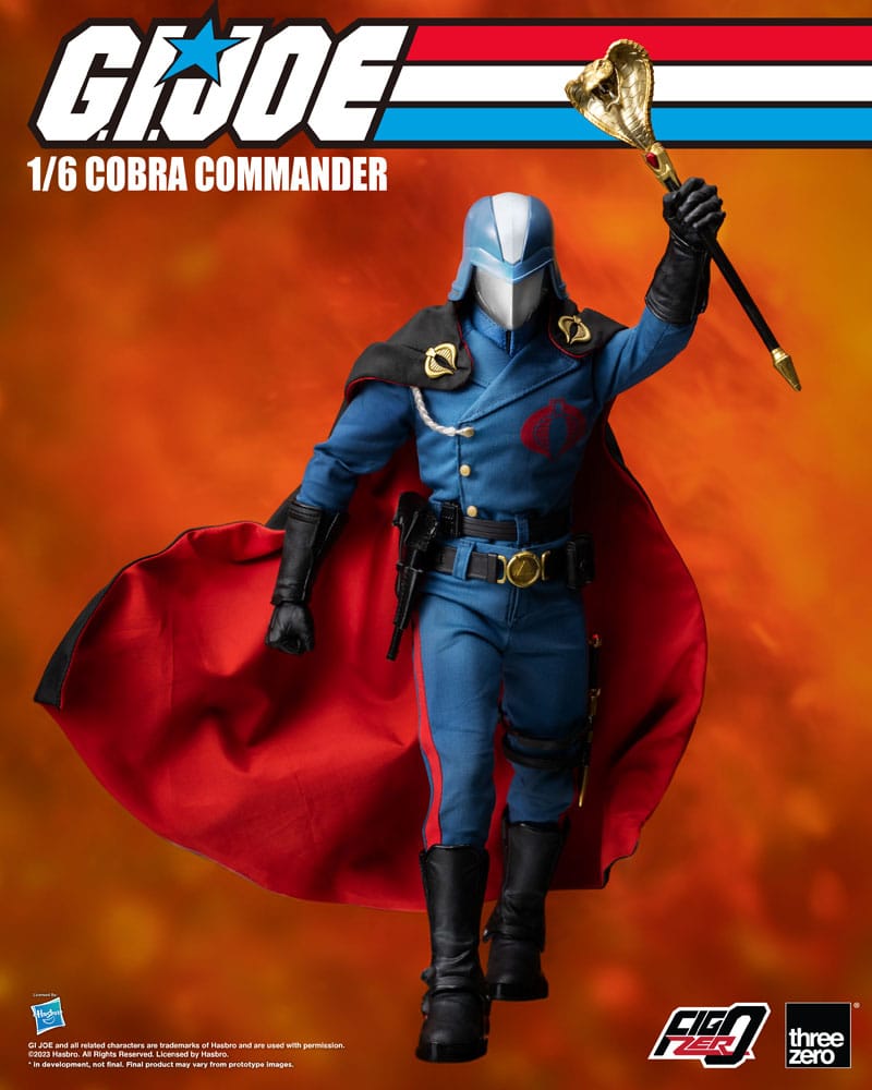 Threezero G.I. Joe Figura FigZero 1/6 Cobra Commander 30 cm
