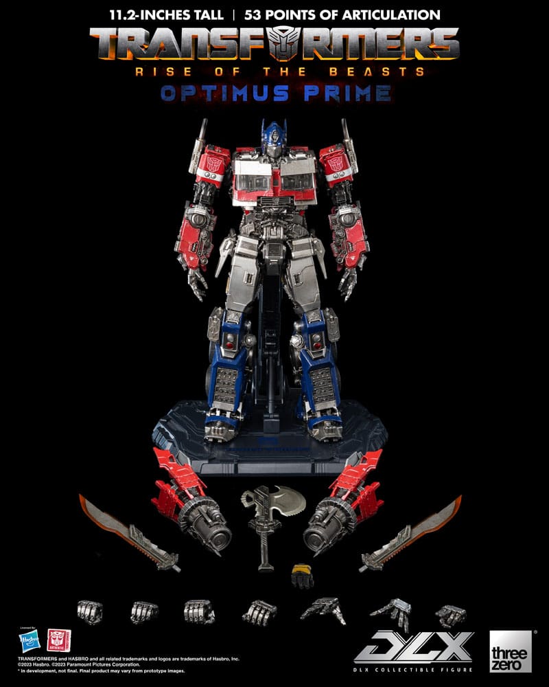 Threezero Transformers: Rise of the Beasts Figura DLX Optimus Prime 28 cm