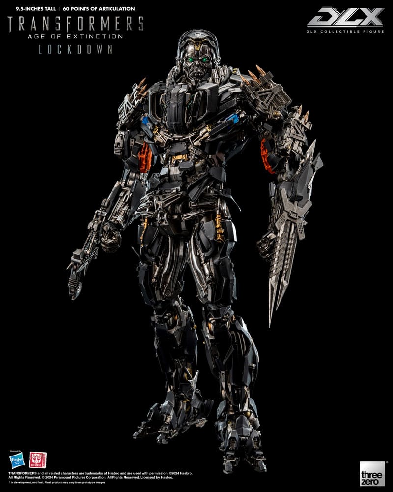 THREEZERO Transformers: Age of Extinction Figura 1/6 DLX Lockdown 24 cm