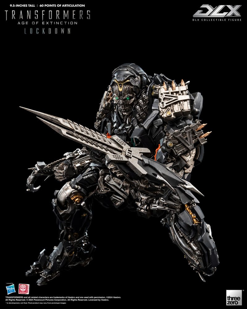 THREEZERO Transformers: Age of Extinction Figura 1/6 DLX Lockdown 24 cm