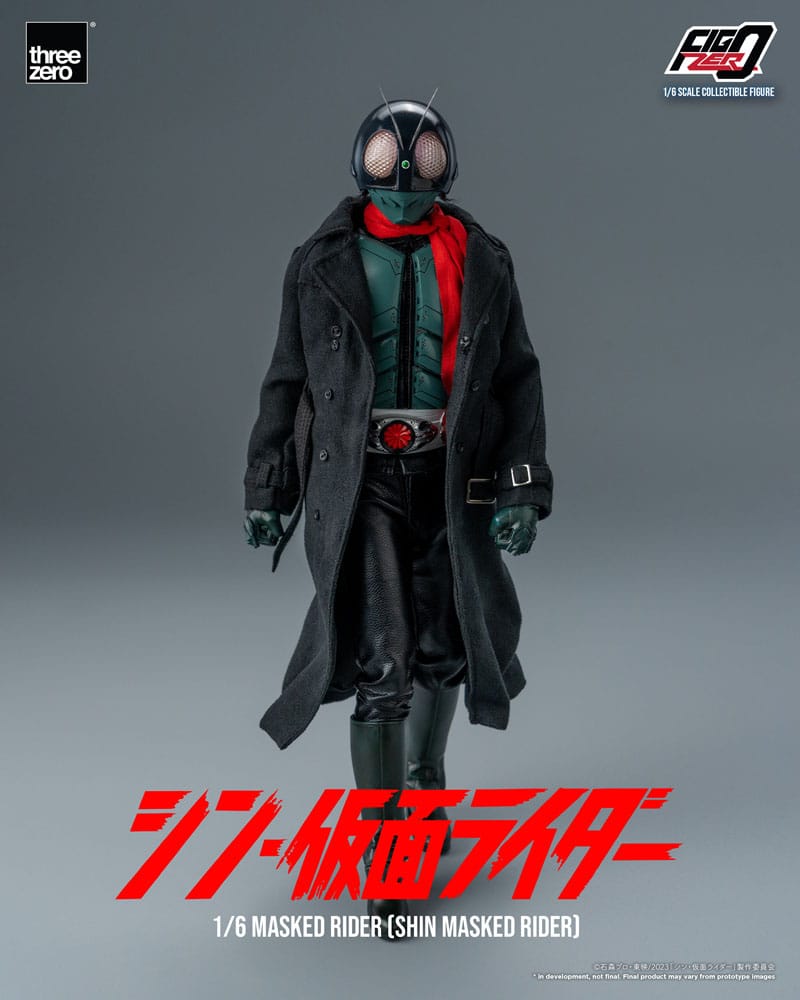 Threezero Kamen Rider Figura FigZero 1/6 Shin Masked Rider 30 cm