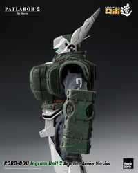 Threezero Patlabor 2: The Movie Figura Robo-Dou Ingram Unit 2 Reactive Armor Version 23 cm