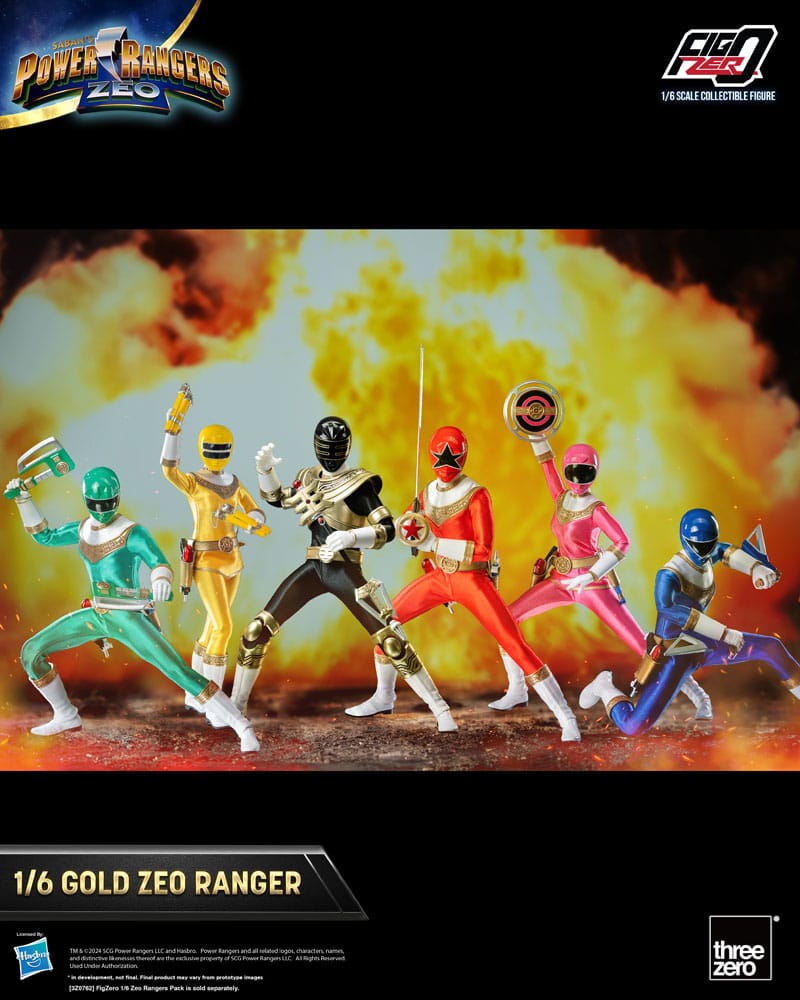 Threezero Power Rangers Zeo Figura FigZero 1/6 Ranger Zeo 30 cm