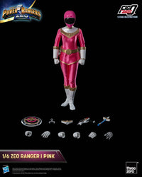 Threezero Pack Power Rangers Zeo Figuras 1/6 FigZero 30 cm