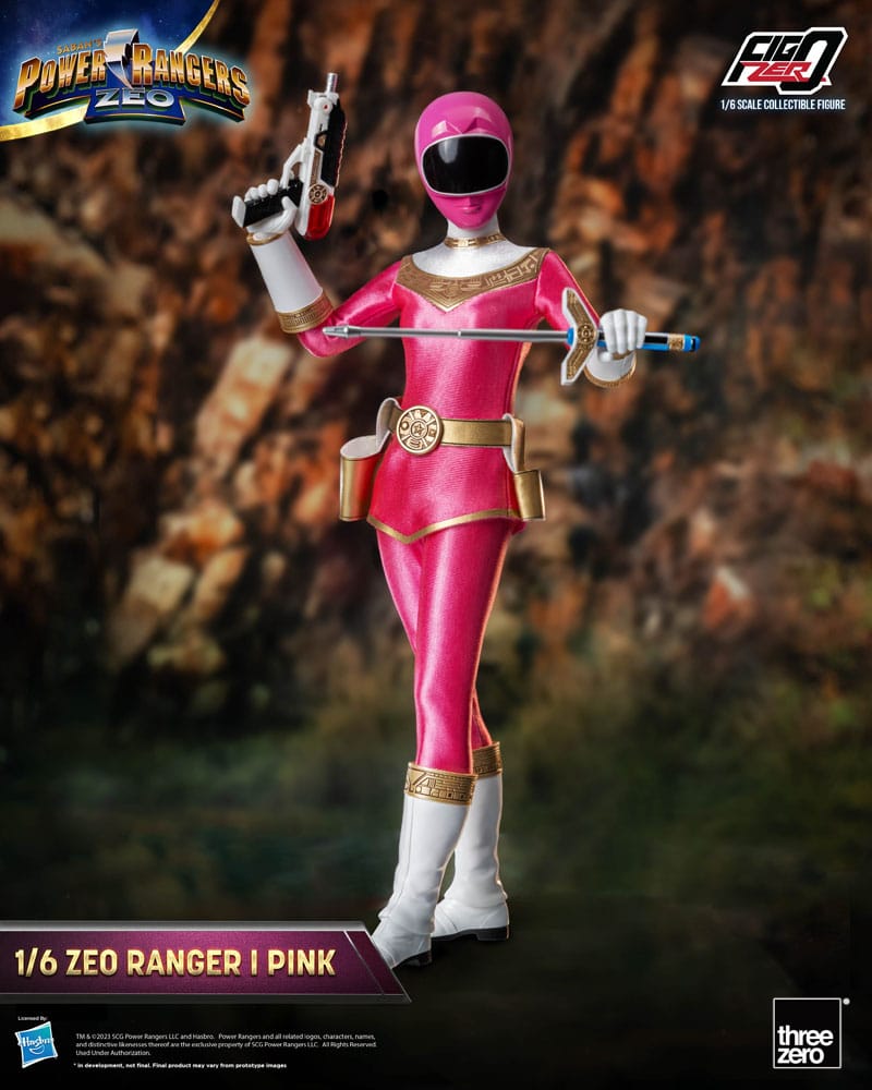 Threezero Power Rangers Zeo Figura FigZero 1/6 Ranger I Pink 30 cm