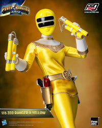 Threezero Power Rangers Zeo Figura FigZero 1/6 Ranger II Yellow 30 cm