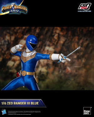 Threezero Power Rangers Zeo Figura FigZero 1/6 Ranger III Blue 30 cm