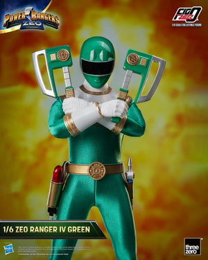 Threezero Power Rangers Zeo Figura FigZero 1/6 Ranger IV Green 30 cm