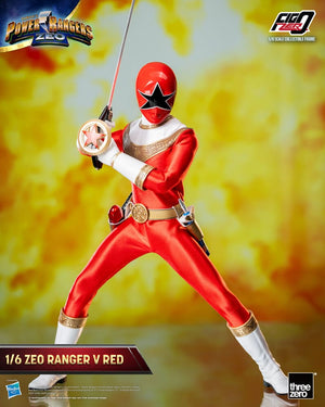 Threezero Power Rangers Zeo Figura FigZero 1/6 Ranger V Red 30 cm