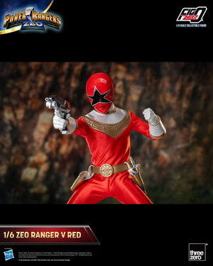 Threezero Power Rangers Zeo Figura FigZero 1/6 Ranger V Red 30 cm