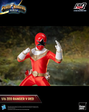 Threezero Power Rangers Zeo Figura FigZero 1/6 Ranger V Red 30 cm