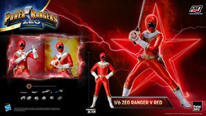 Threezero Power Rangers Zeo Figura FigZero 1/6 Ranger V Red 30 cm