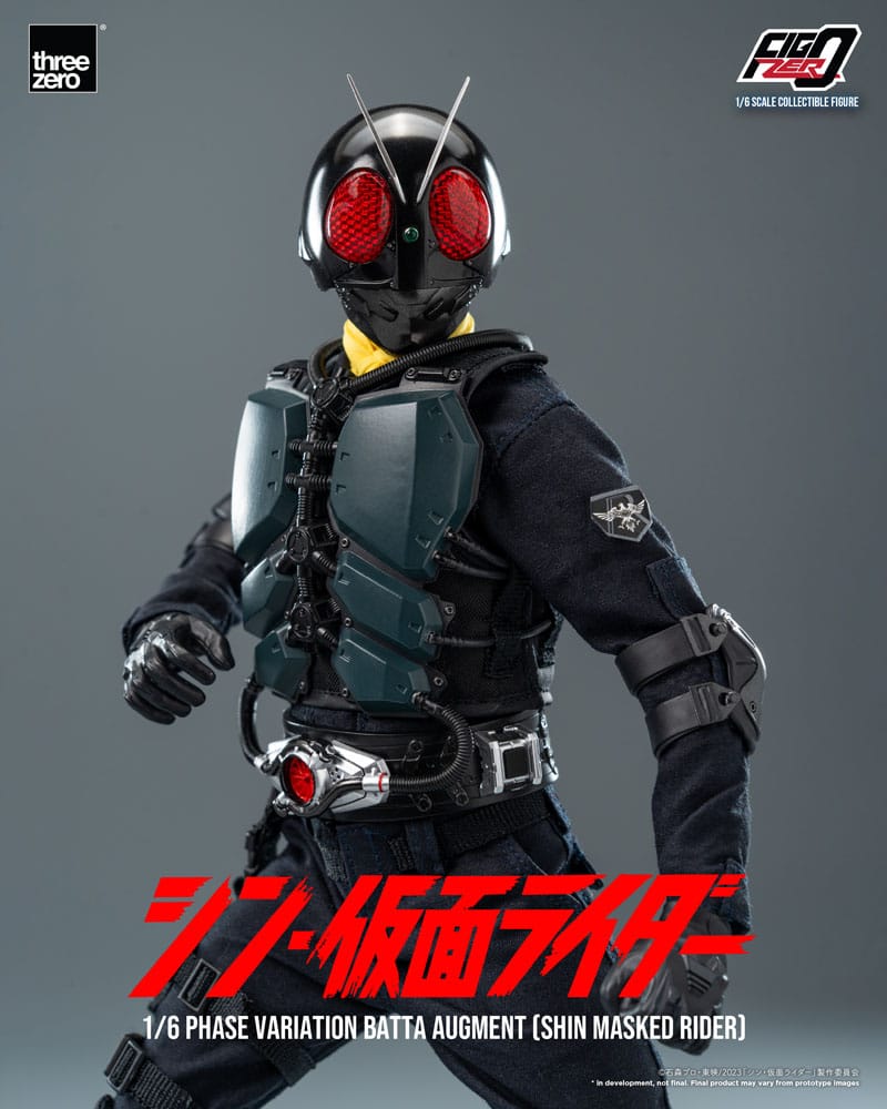 THREEZERO Kamen Rider Figura FigZero 1/6 Phase Variation Batta Augment (Shin Masked Rider) 30 cm