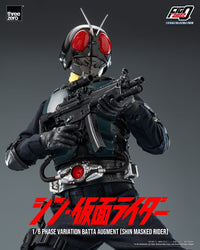 THREEZERO Kamen Rider Figura FigZero 1/6 Phase Variation Batta Augment (Shin Masked Rider) 30 cm