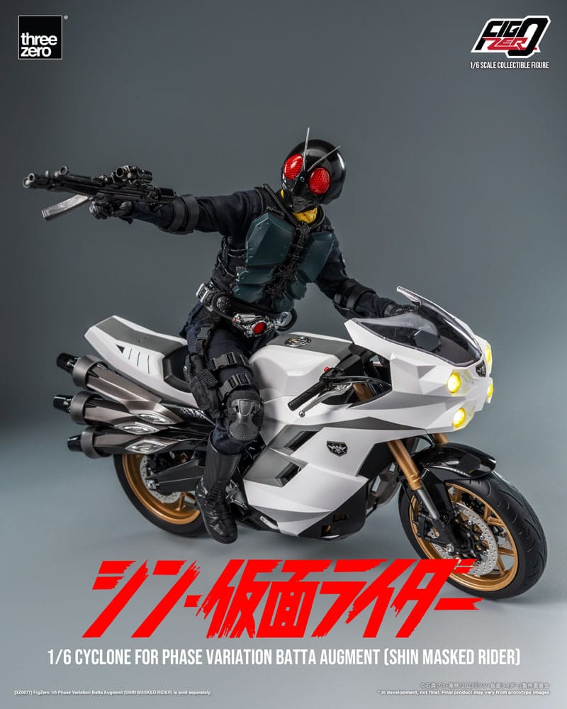 THREEZERO Kamen Rider vehículo FigZero 1/6 Cyclone for Phase Variation Batta Augment (Shin Masked Rider) 35 cm