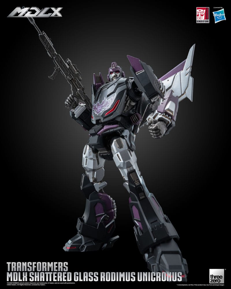 THREEZERO Transformers Figura MDLX Shattered Glass Rodimus Unicronus 23 cm