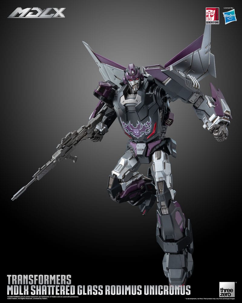 THREEZERO Transformers Figura MDLX Shattered Glass Rodimus Unicronus 23 cm