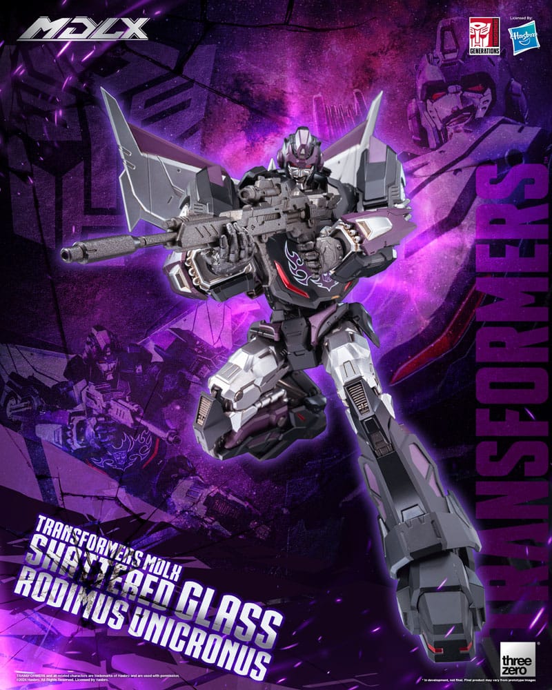 THREEZERO Transformers Figura MDLX Shattered Glass Rodimus Unicronus 23 cm