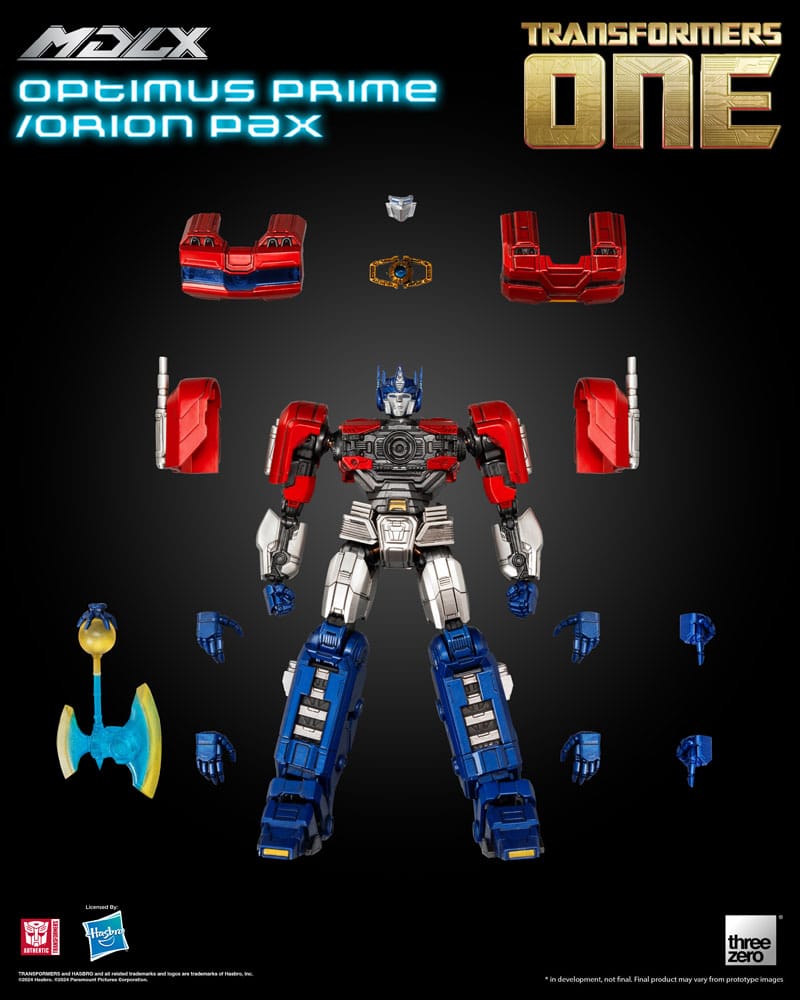 THREEZERO Transformers Figura MDLX Optimus Prime/Orion Pax 16 cm