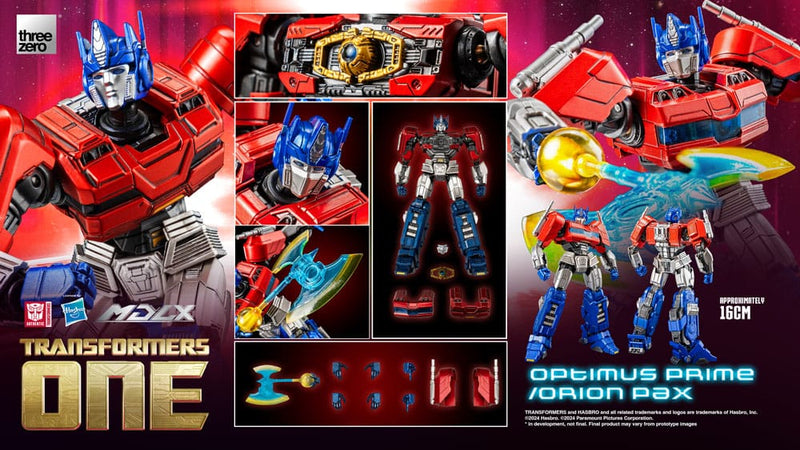 THREEZERO Transformers Figura MDLX Optimus Prime/Orion Pax 16 cm