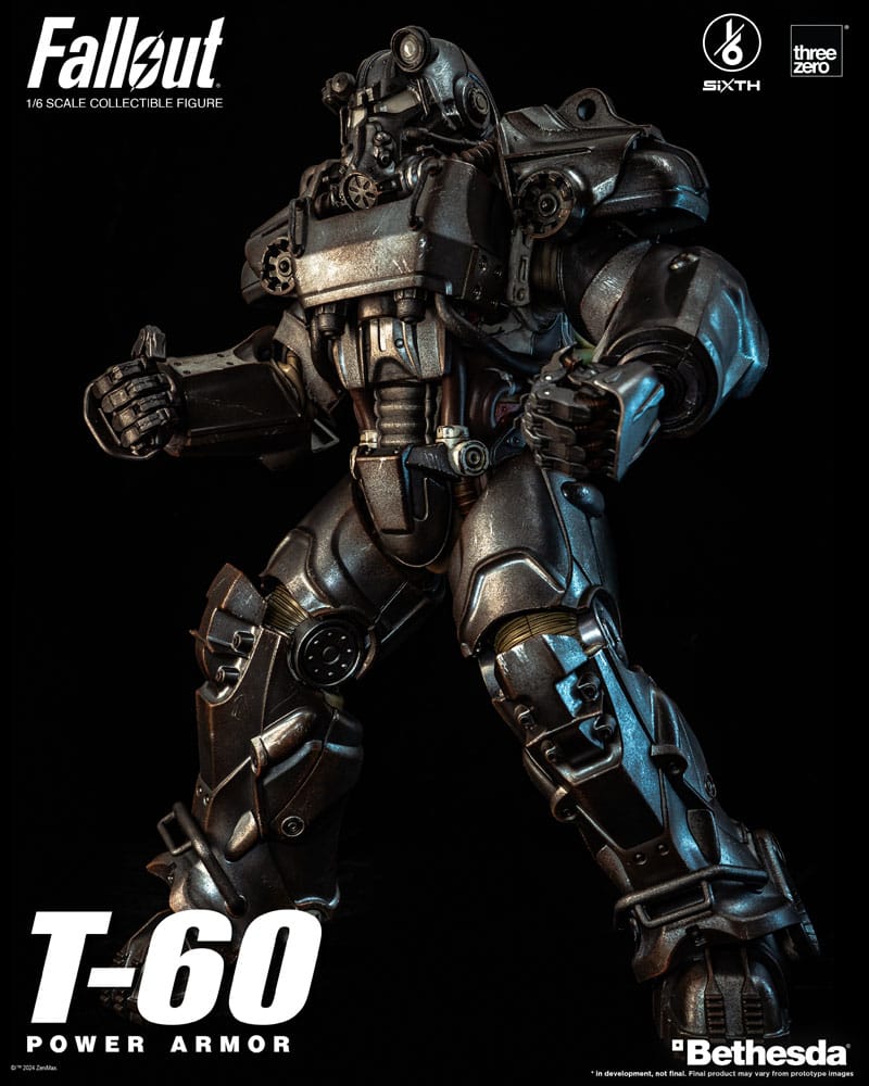 Threezero Fallout Figura FigZero 1/6 T-60 Power Armor 37 cm
