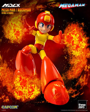 THREEZERO Mega Man Figura MDLX Mega Man / Rockman (Fire Storm) 10 cm