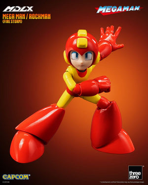 THREEZERO Mega Man Figura MDLX Mega Man / Rockman (Fire Storm) 10 cm