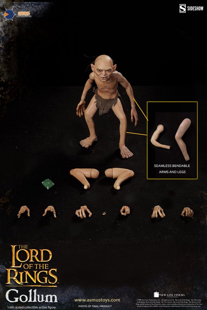 ASMUS TOYS El Señor de los Anillos Figura 1/6 Gollum 20 cm