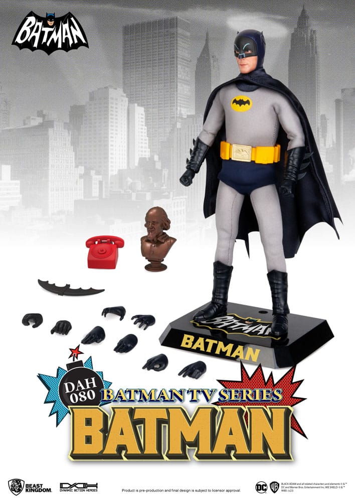 Beast Kingdom DC Comics Figura Dynamic 8ction Heroes 1/9 Batman TV Series Batman 24 cm