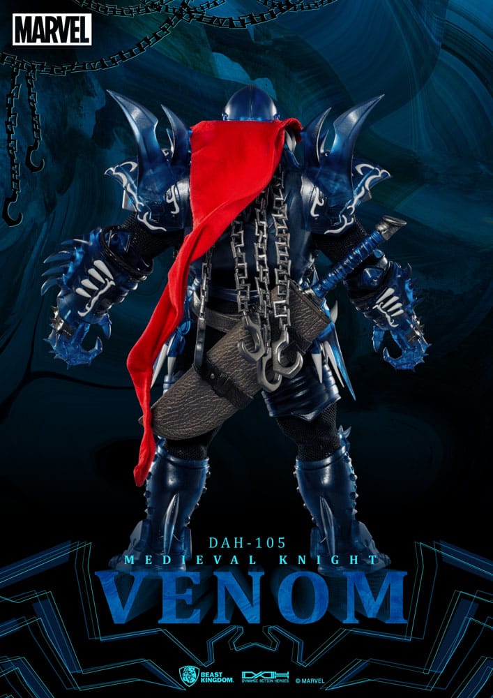Beast Kingdom Marvel Figura Dynamic 8ction Heroes 1/9 Medieval Knight Venom 23 cm