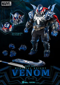 Beast Kingdom Marvel Figura Dynamic 8ction Heroes 1/9 Medieval Knight Venom 23 cm