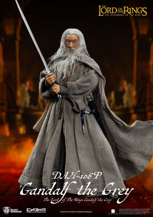 BEAST KINGDOM El Señor de los Anillos Figura Dynamic 8ction Heroes 1/9 Gandalf the Grey 21 cm