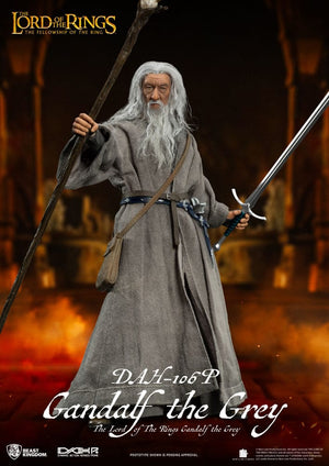 BEAST KINGDOM El Señor de los Anillos Figura Dynamic 8ction Heroes 1/9 Gandalf the Grey 21 cm