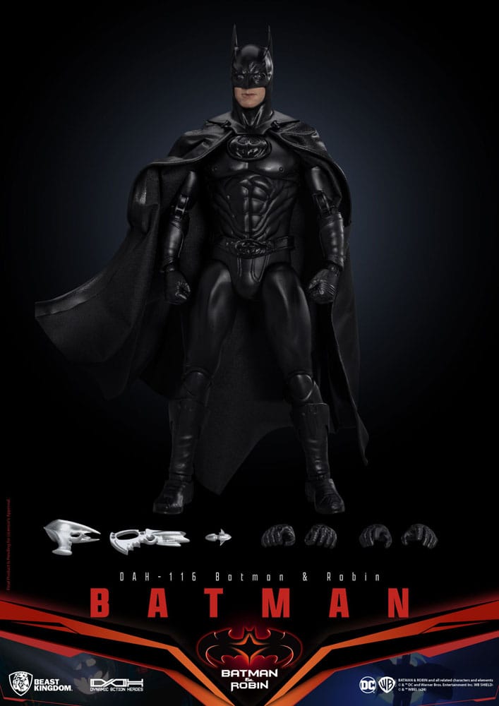 BEAST KINGDOM DC Comics Figura Dynamic 8ction Heroes 1/9 Batman (Batman & Robin) 21 cm