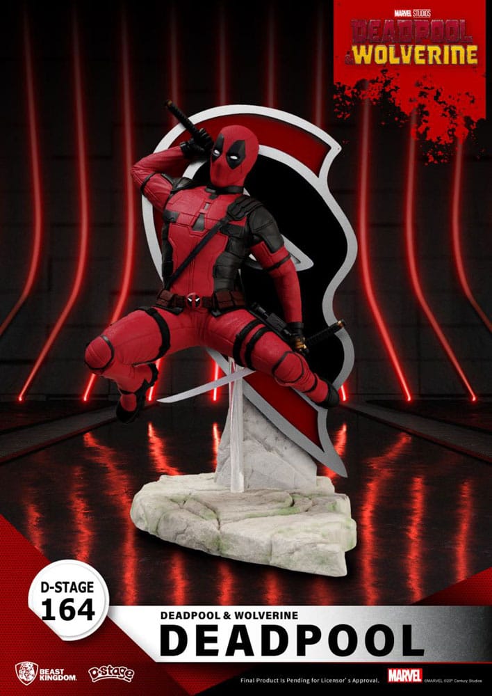 BEAST KINGDOM Deadpool 3 Diorama PVC D-Stage Deadpool 16 cm