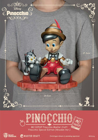 Beast Kingdom Disney Estatua Master Craft Pinocchio Wooden Ver. Special Edition 27 cm