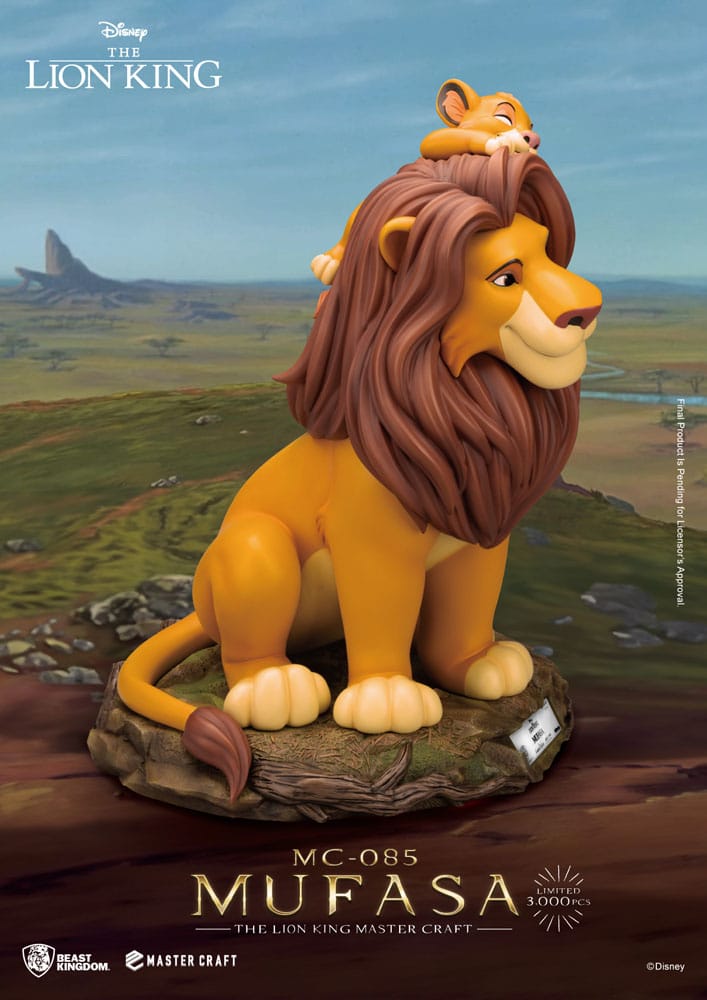 BEAST KINGDOM Disney Estatua Master Craft El Rey León Mufasa 36 cm