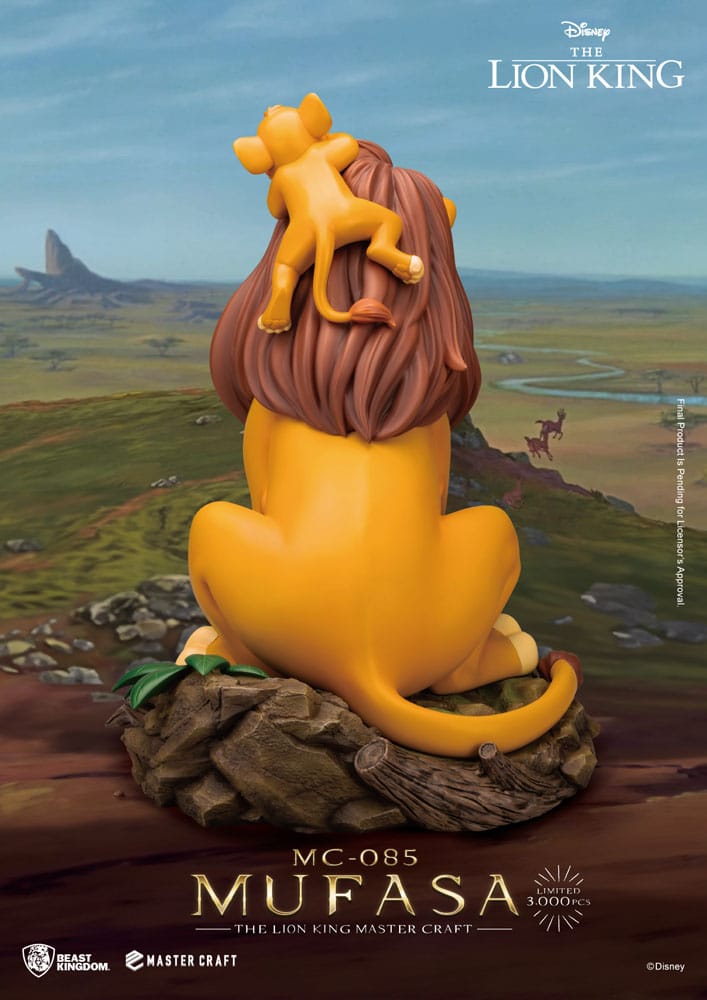 BEAST KINGDOM Disney Estatua Master Craft El Rey León Mufasa 36 cm