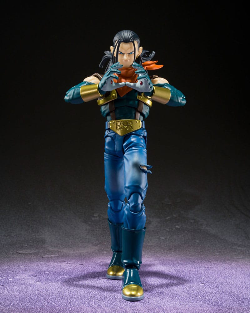 Bandai Dragon Ball GT Figura S.H.Figuarts Super Android 17 20 cm