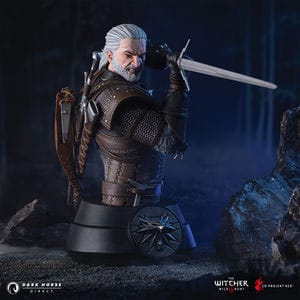 DARK HORSE CÓMICS Witcher 3 Wild Hunt Busto Geralt 15 cm