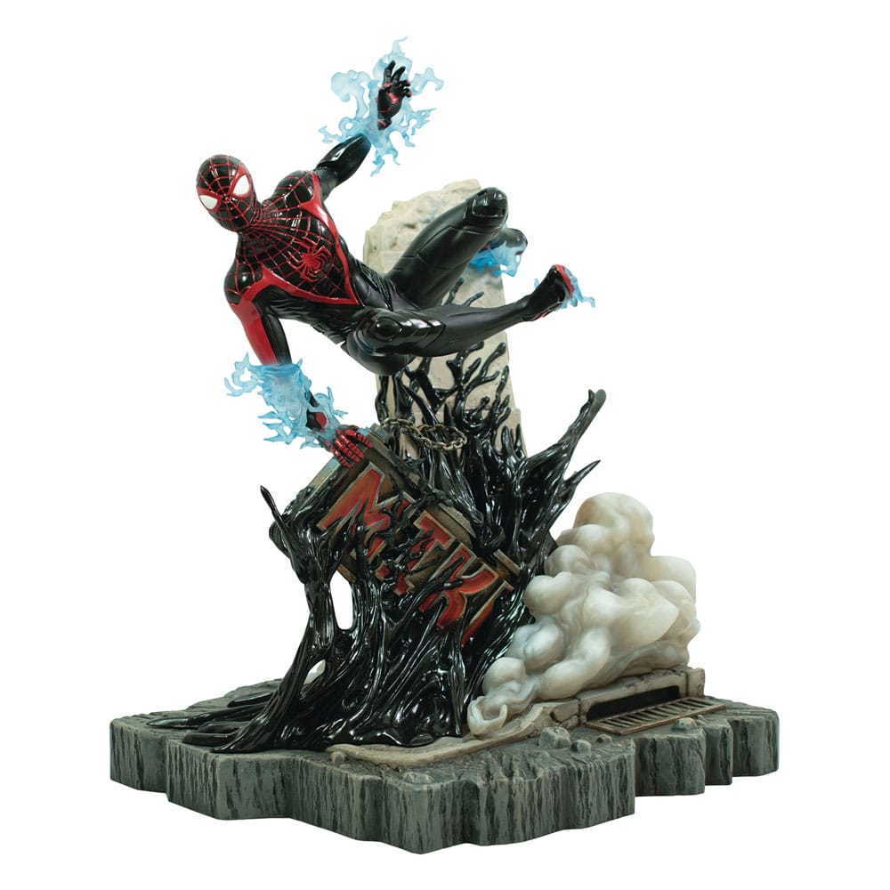Diamond Select Marvel's Spider-Man 2 Marvel Gallery Deluxe Diorama Miles Morales (Gamerverse) 25 cm
