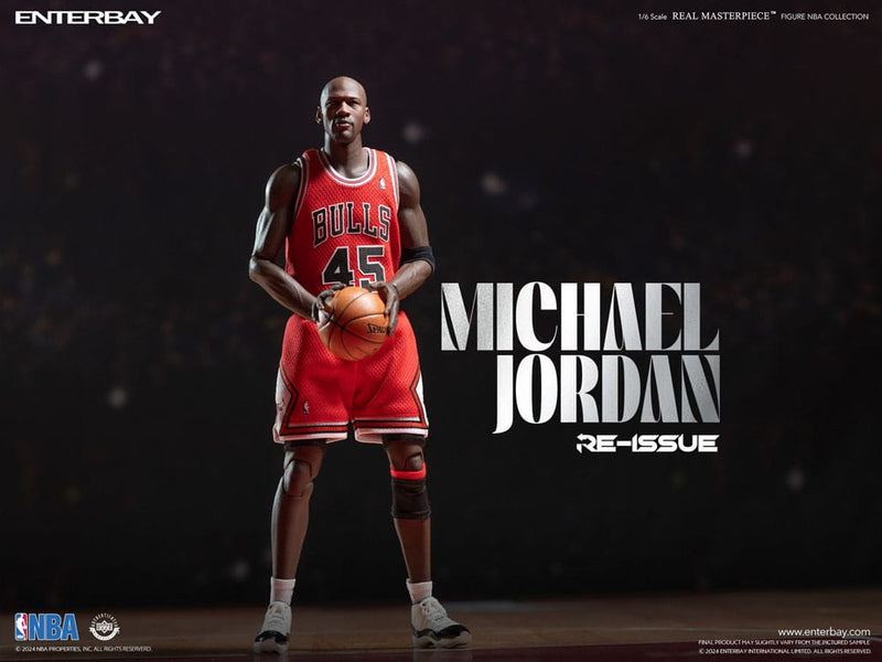 ENTERBAY NBA Collection Figura Real Masterpiece 1/6 Michael Jordan I'm Back Edition Limited 30 cm