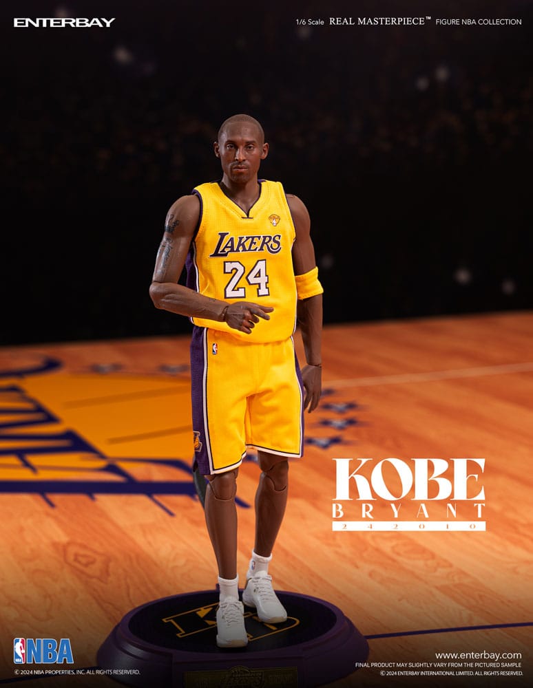 ENTERBAY NBA Collection Figura Real Masterpiece 1/6 Kobe Bryant 242010 Limited Edtition 30 cm