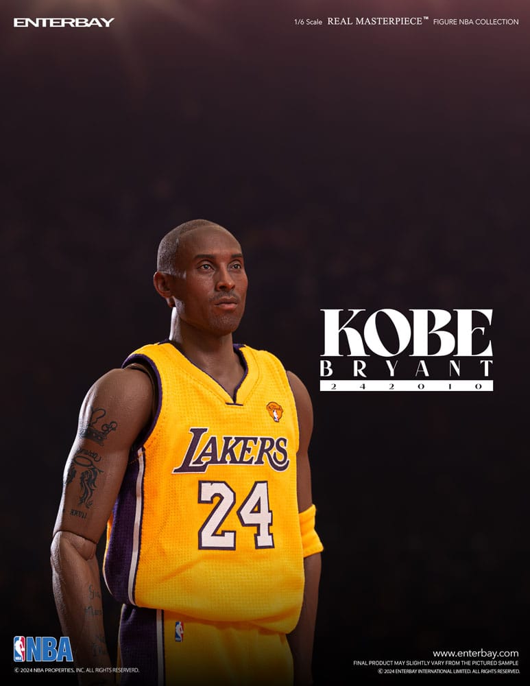 ENTERBAY NBA Collection Figura Real Masterpiece 1/6 Kobe Bryant 242010 Limited Edtition 30 cm