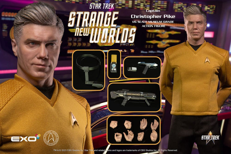 EXO-6 Star Trek: Strange New Worlds Figura 1/6 Captain Christopher Pike 30 cm